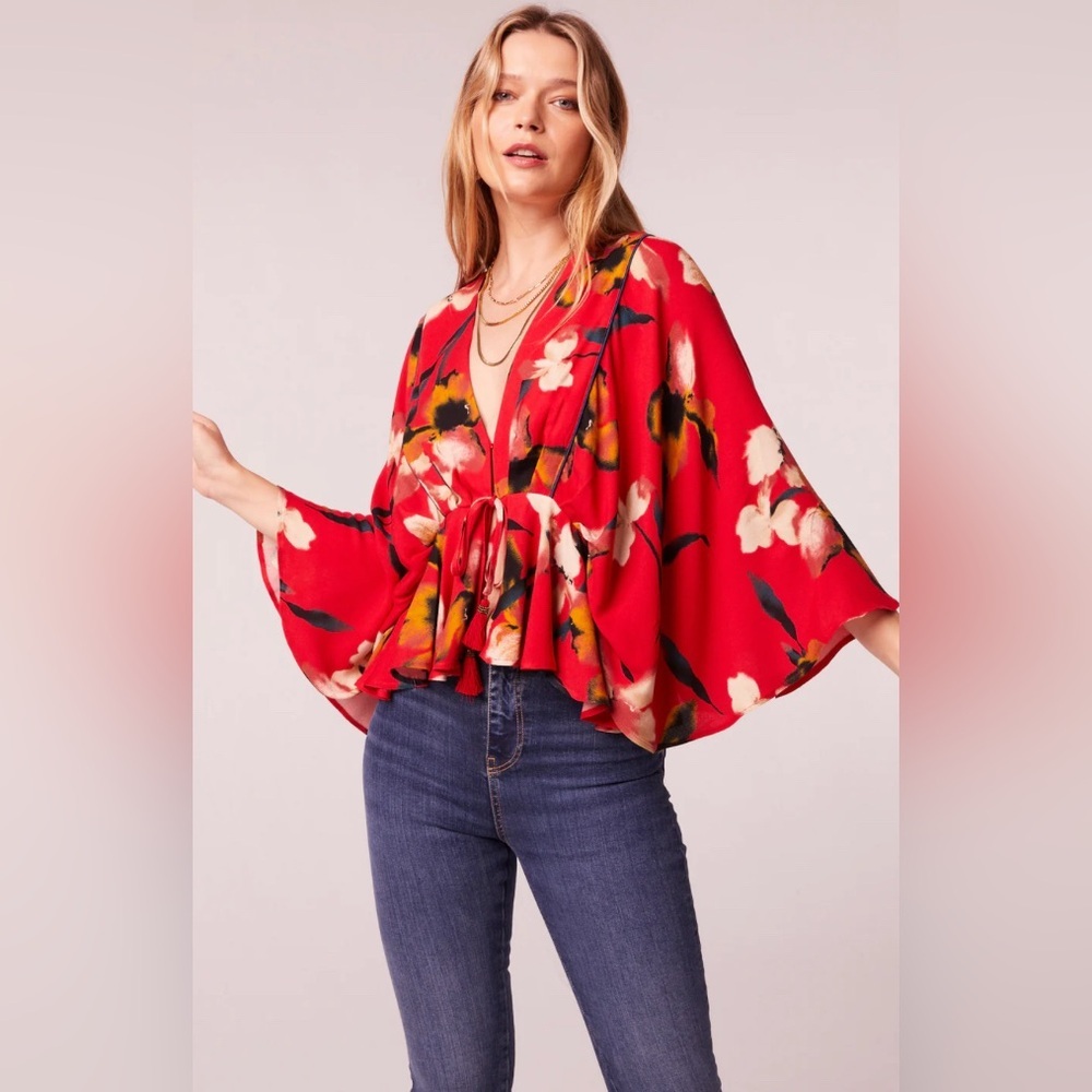 Band of The Free “High Priestess” Floral Blouse